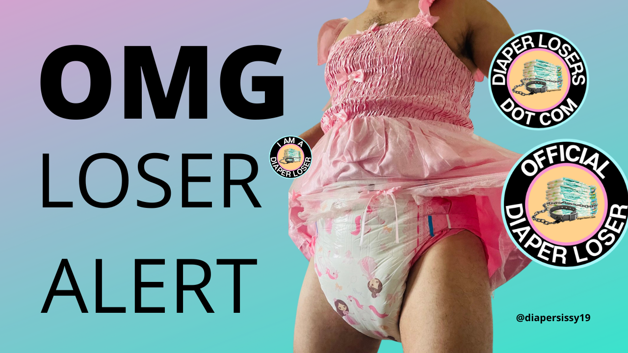 diaper sissy gets attention online